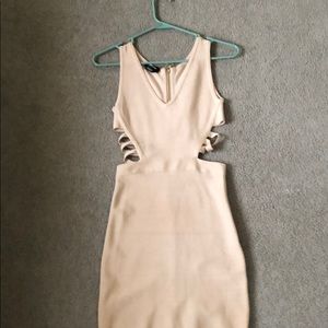 Nude bandage dress